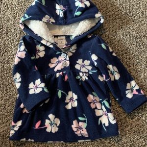 Carters baby girl fleece jacket
